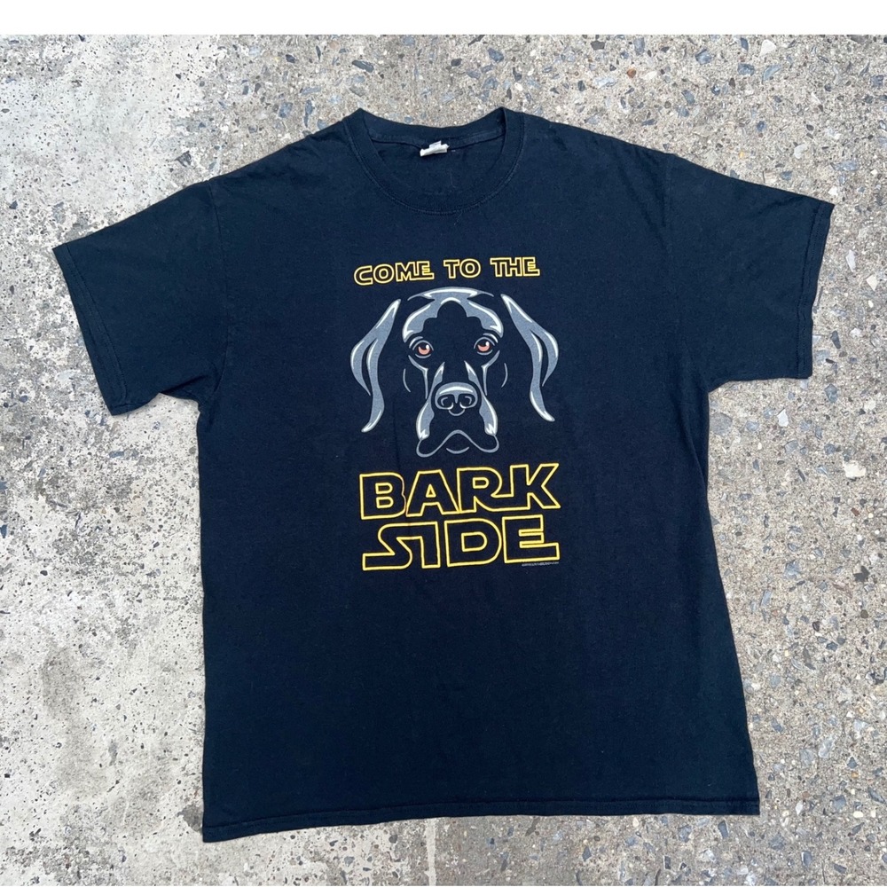 Come To The Bark Side Great Dane Star Wars Parody Shirt 2015 Black L